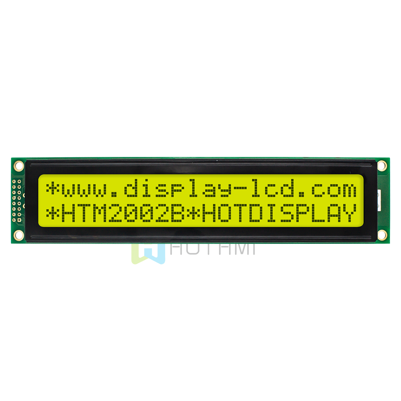 Character LCD module|4x20 monochrome Yellow-green STN + | With yellow-green side backlight|Arduino display|Transflective