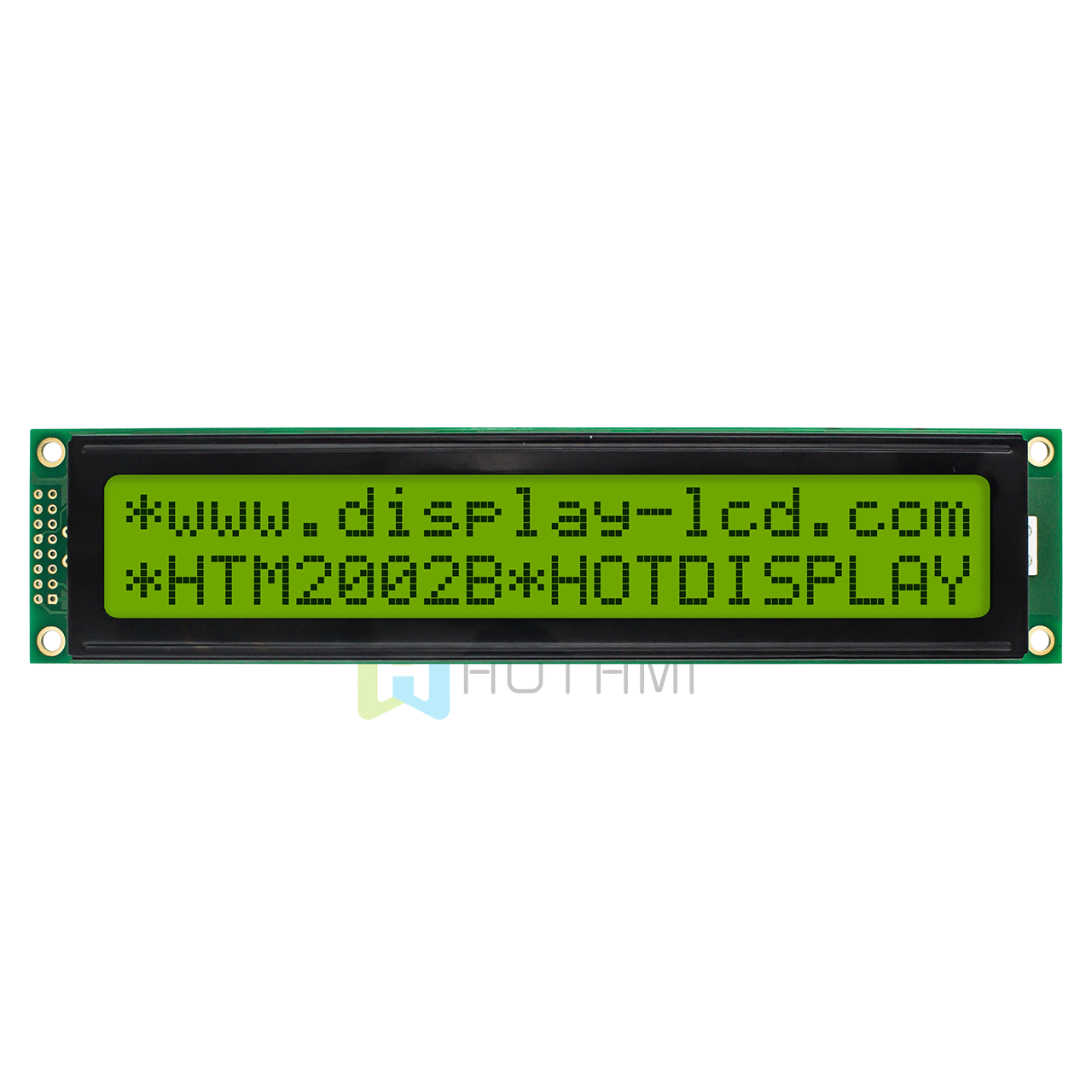 Character LCD module|4x20 monochrome Yellow-green STN + | With yellow-green side backlight|Arduino display|Transflective