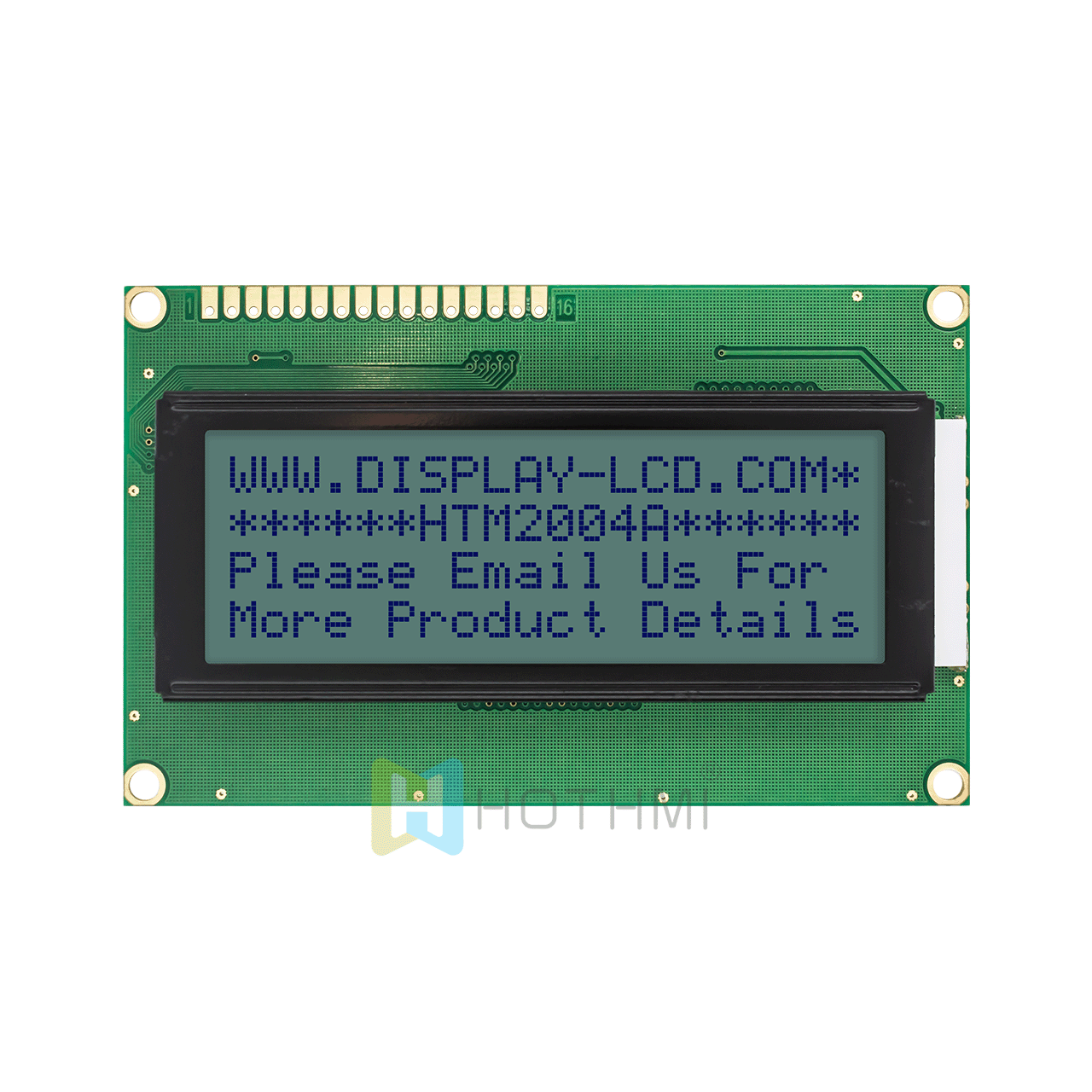 character LCD module | STN + |5v | 20x4 | Single color With white side backlight | Arduino display | Transflective |  Gray background with blue characters