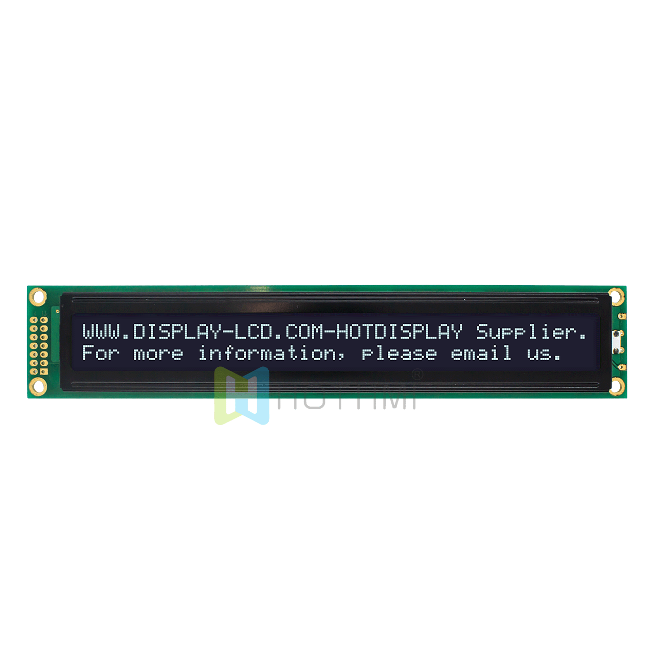 2X40 character LCD module | monochrome display DFSTN negative display | with white backlight | black background and white characters | Arduino display | 5.0v
