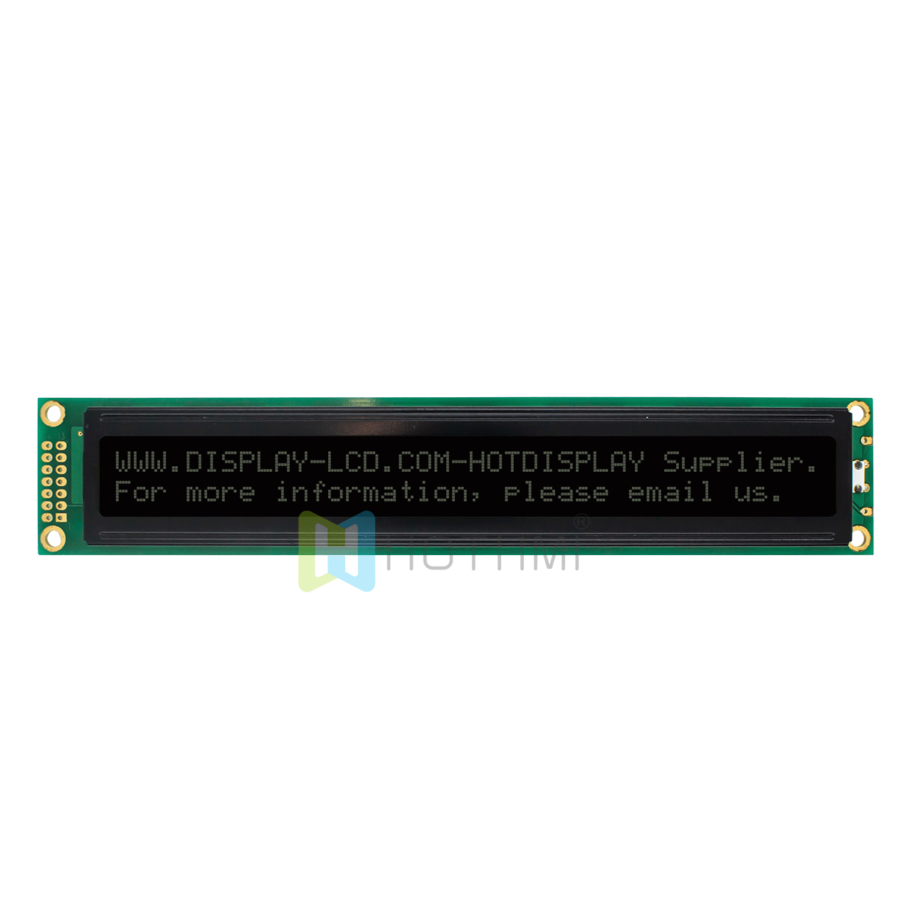 2X40 character LCD module | monochrome display DFSTN negative display | with white backlight | black background and white characters | Arduino display | 5.0v