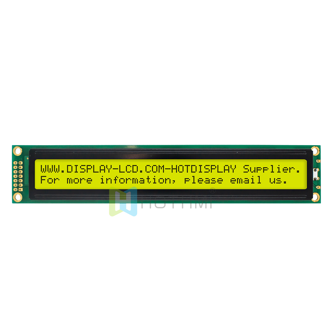 2X40 字符单色液晶显示屏 | STN 正显 | 带黄绿背光 | Arduino显示屏 | Adruino | 5.0v
