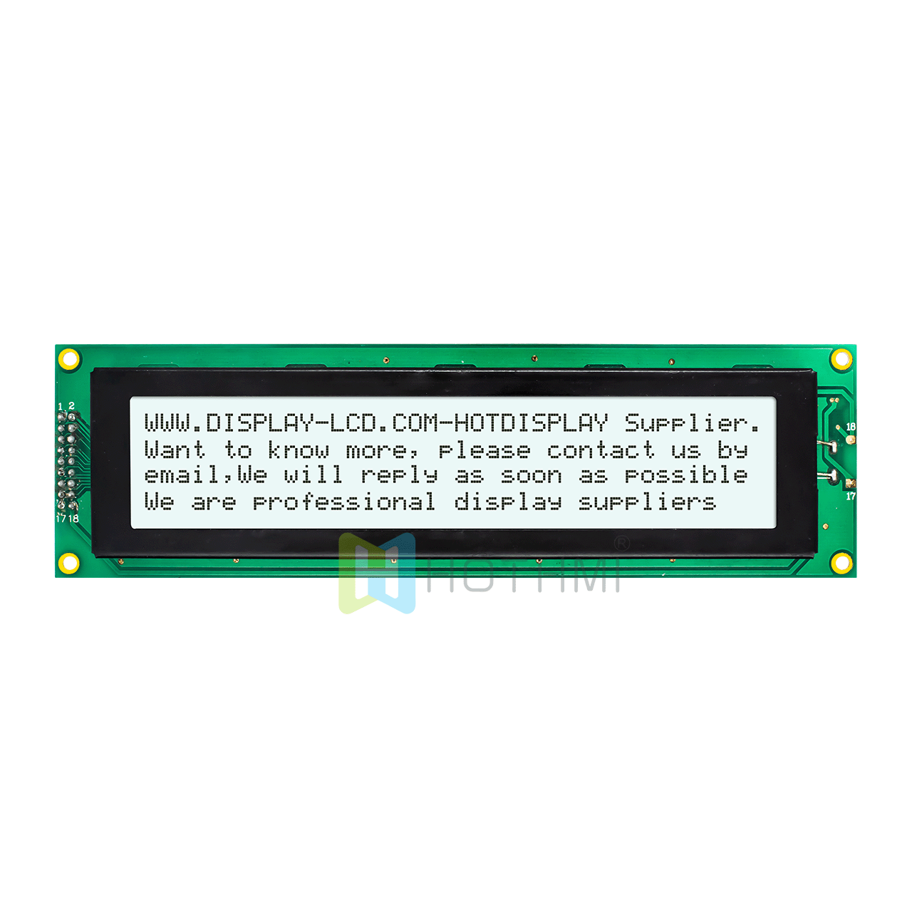 4X40 Character LCD Modules |5.0v FSTN Positive Display | With White Backlight | Arduino Display | ST7066U | Transflective Display