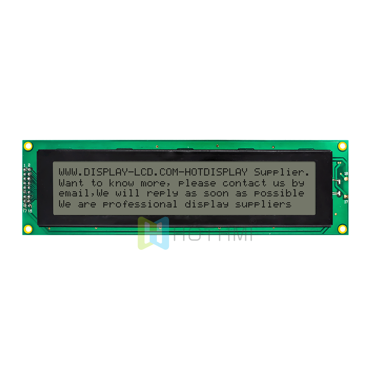 4X40 Character LCD Modules |5.0v FSTN Positive Display | With White Backlight | Arduino Display | ST7066U | Transflective Display