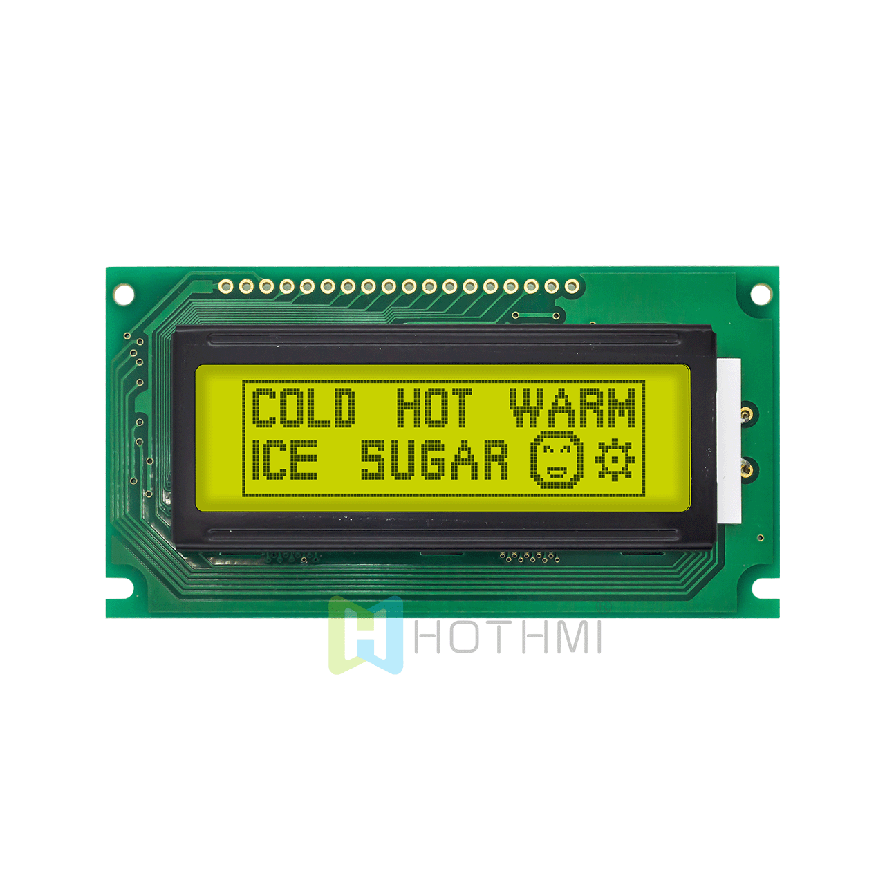 2.5"122X32 图形单色 LCD 模块 | 带黄绿色侧背光的 STN+ 显示屏 | Adruino  | 5.0V