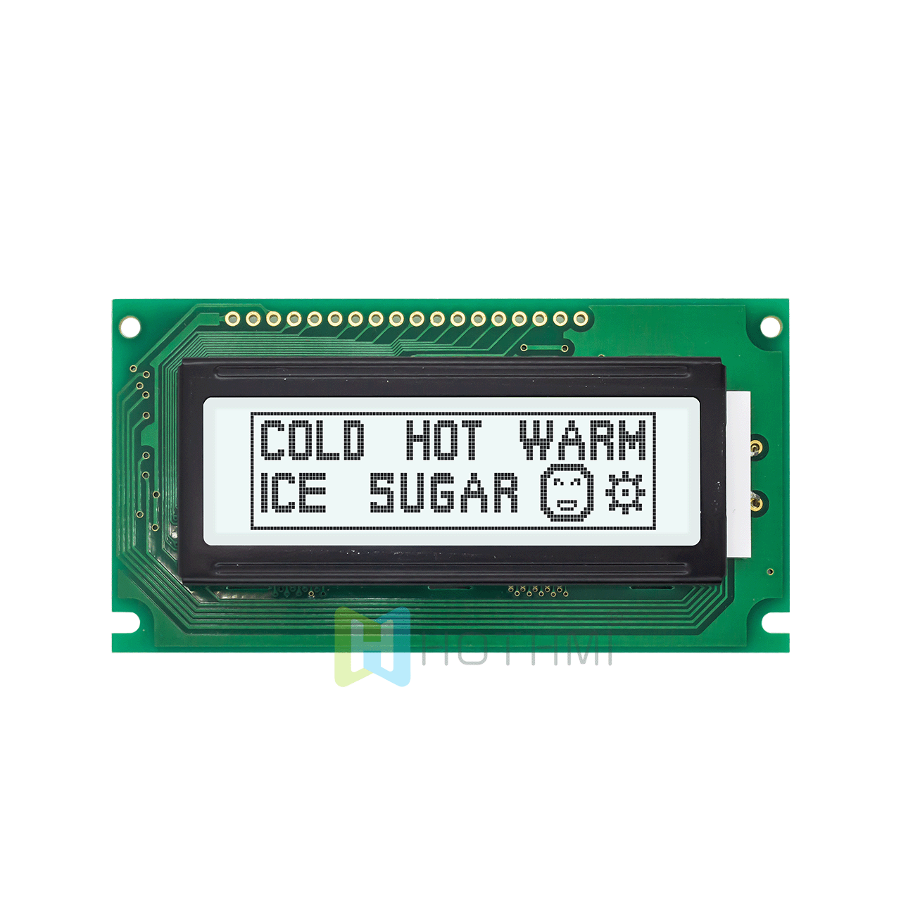 2.5"5.0v | 122X32 Monochrome Graphic LCD Module | FSTN+ Display with White Side Backlight | Adruino | 5.0V | Transflective Display