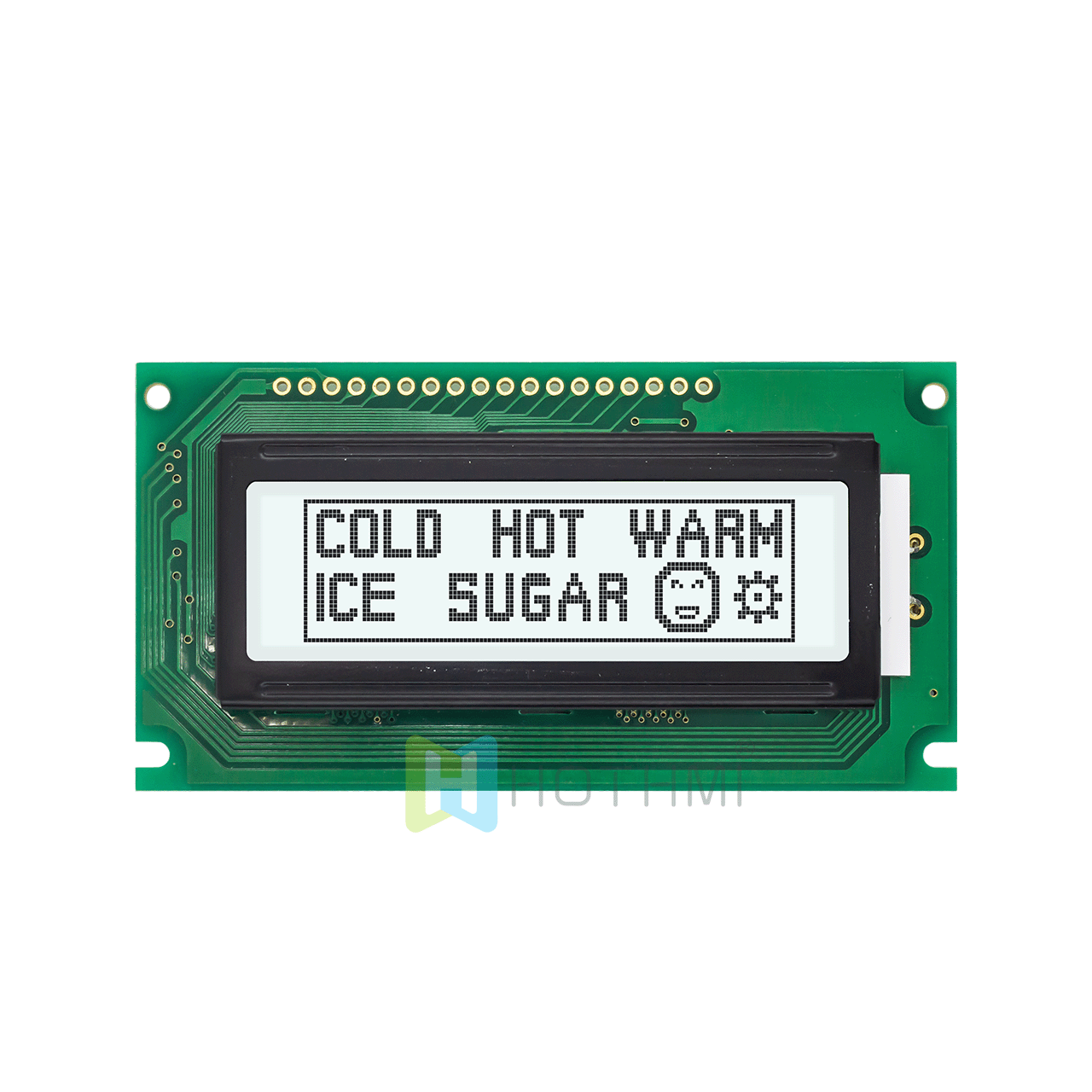 2.5"122X32 Monochrome Graphic LCD Module | FSTN+ Display with White Side Backlight | Arduino   | 5.0V | Transflective Display
