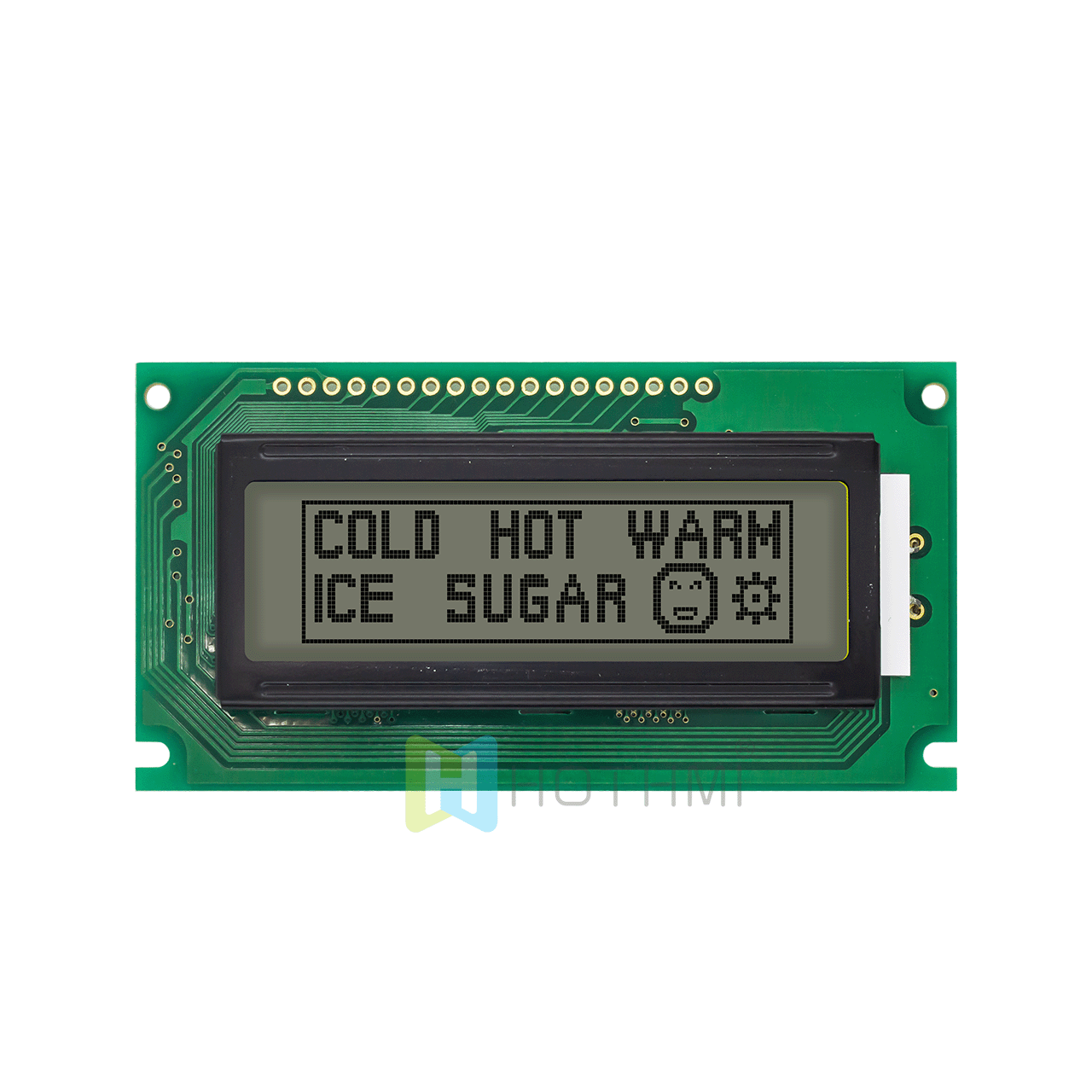 2.5"5.0v | 122X32 Monochrome Graphic LCD Module | FSTN+ Display with White Side Backlight | Adruino | 5.0V | Transflective Display