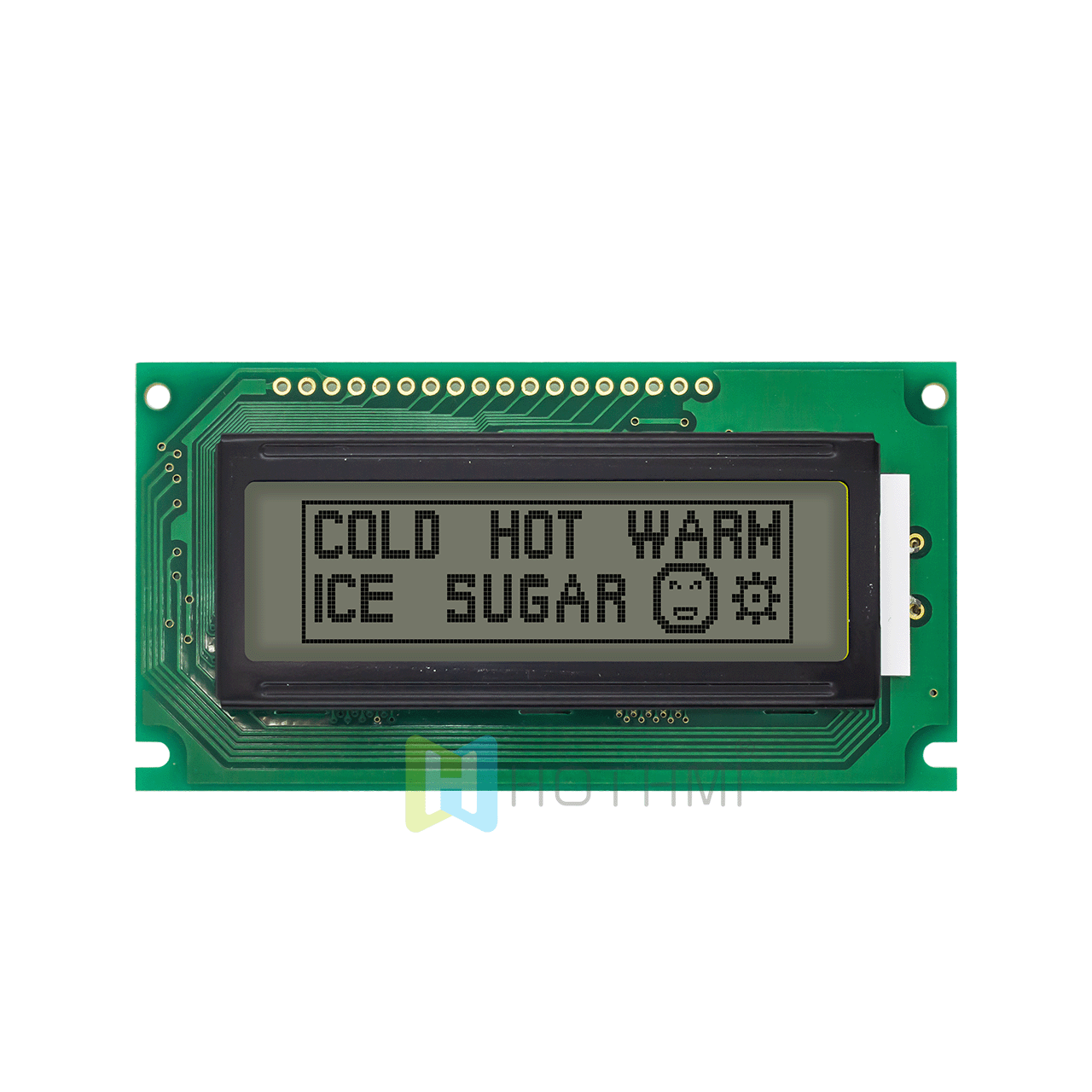 2.5"122X32 Monochrome Graphic LCD Module | FSTN+ Display with White Side Backlight | Arduino   | 5.0V | Transflective Display