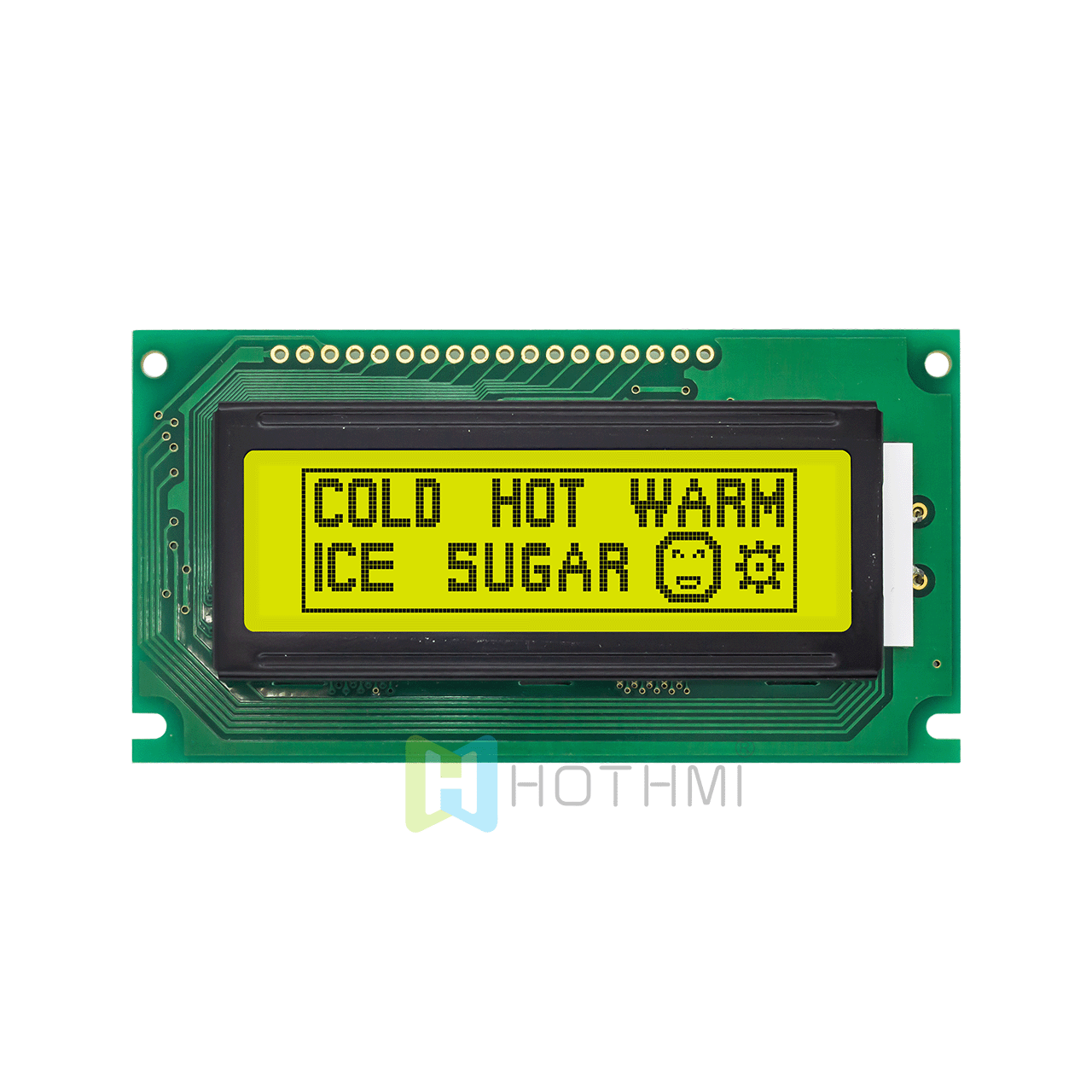 2.5"122X32 图形 LCD 液晶显示屏 | 带黄绿色侧背光的STN正显 | Adruino | 半透反射式显示屏  | ST7920控制器 | 5.0V