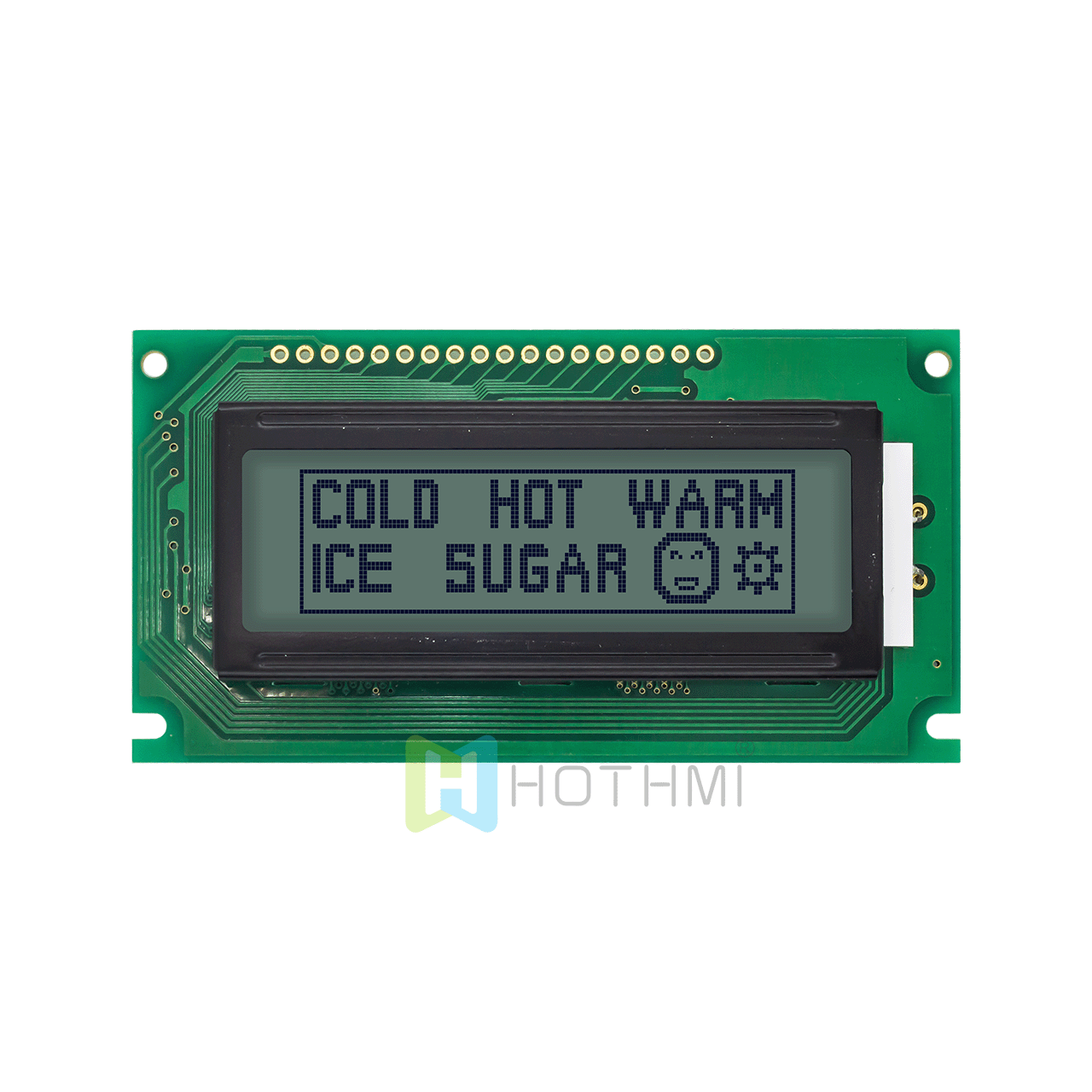 2.5"122X32 图形 LCD 液晶显示屏 | 带黄绿色侧背光的STN正显 | Adruino | 半透反射式显示屏  | ST7920控制器 | 5.0V