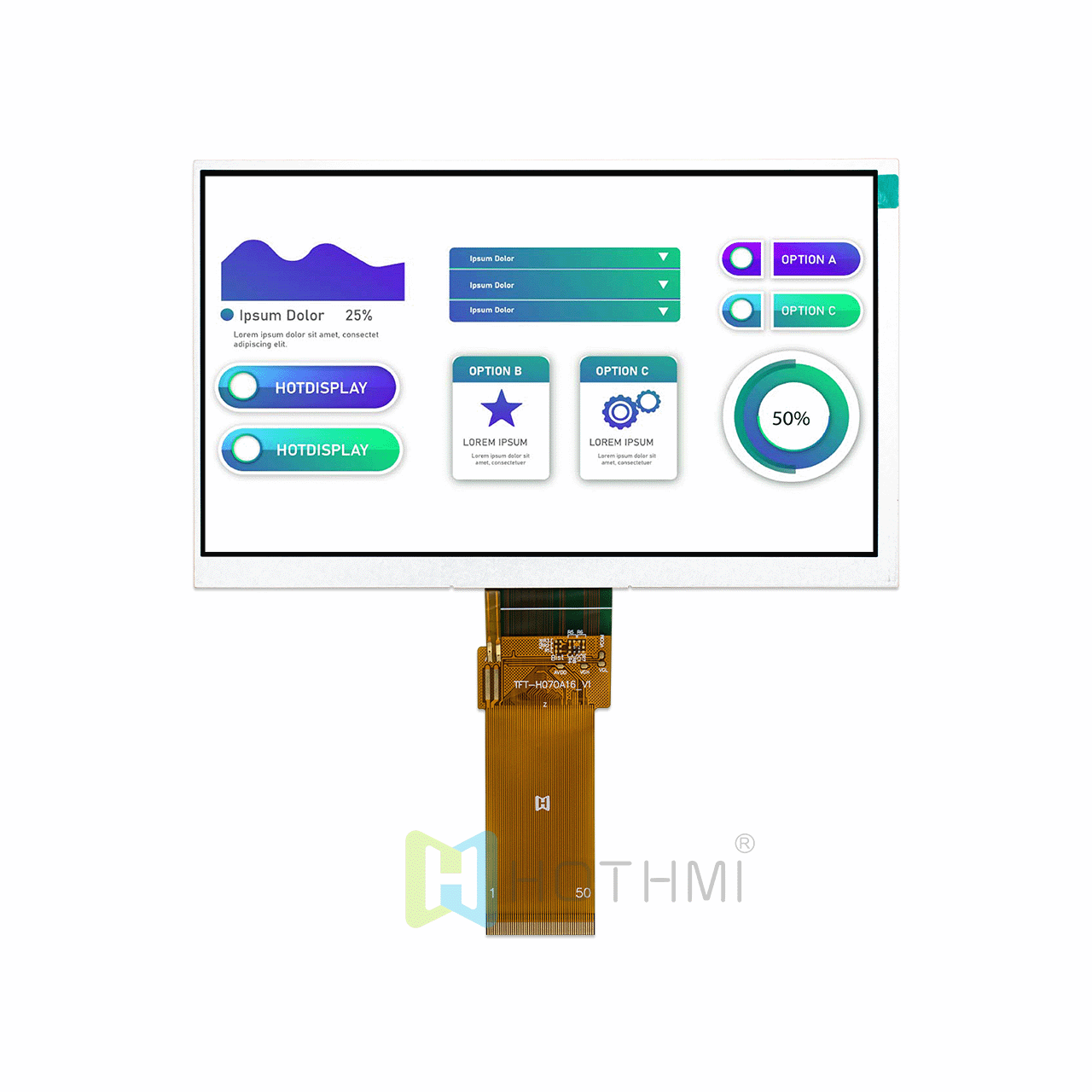 <p>Introducing the TFT-H050A12FWIST4C40: Your Industrial Computing Solution</p><p>Enhance your industrial computer systems with the cutting-edge TFT-H050A12FWIST4C40 5.0 Inch IPS TFT Display Panel. Designed to withstand the most demandin