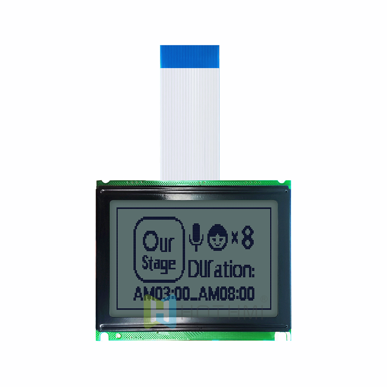 3-inch 128x64 graphic LCD display | STN positive display | yellow-green backlight | MCU |Arduino | SBN0064G