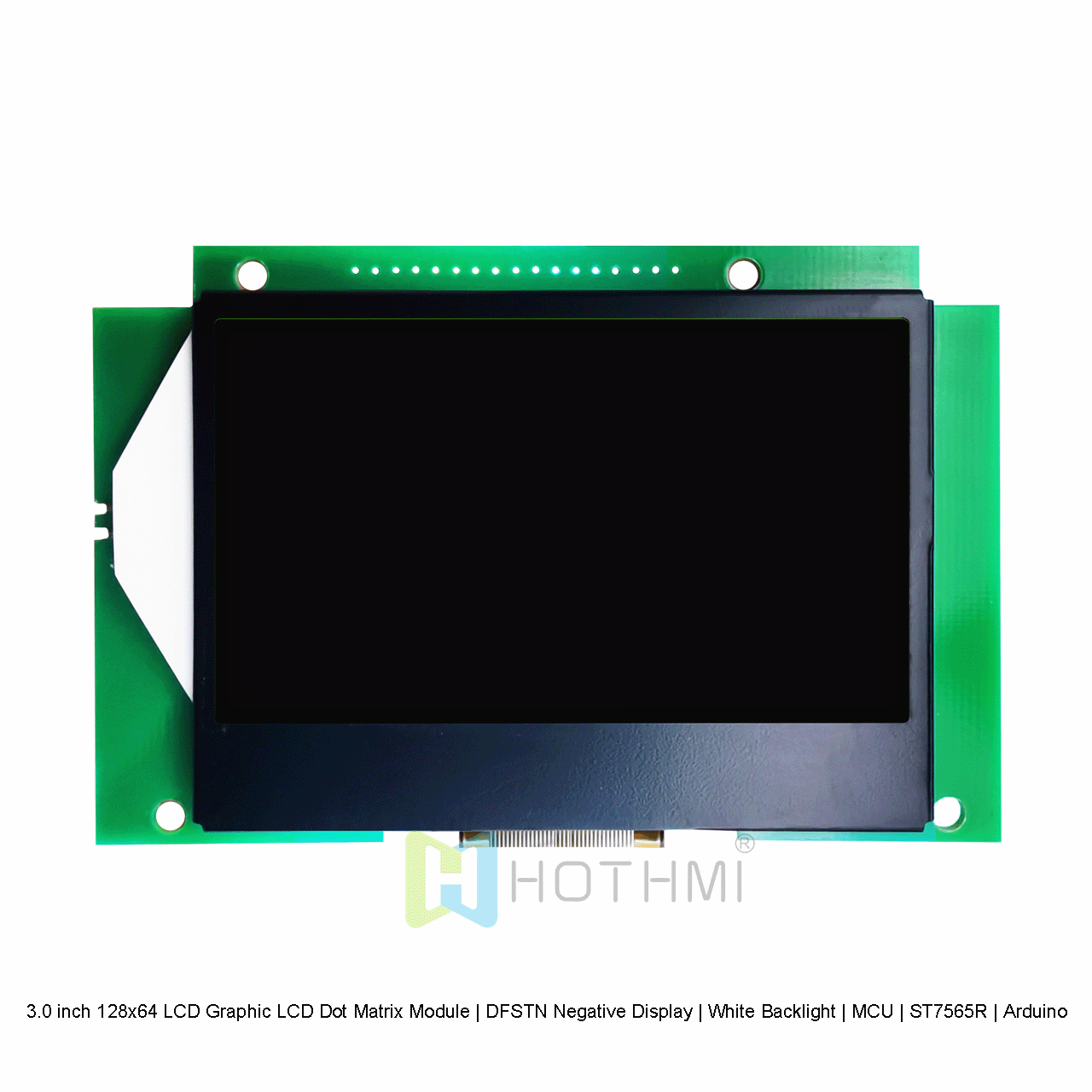 3.0 inch 128x64 LCD Graphic LCD Dot Matrix Module | DFSTN Negative ...