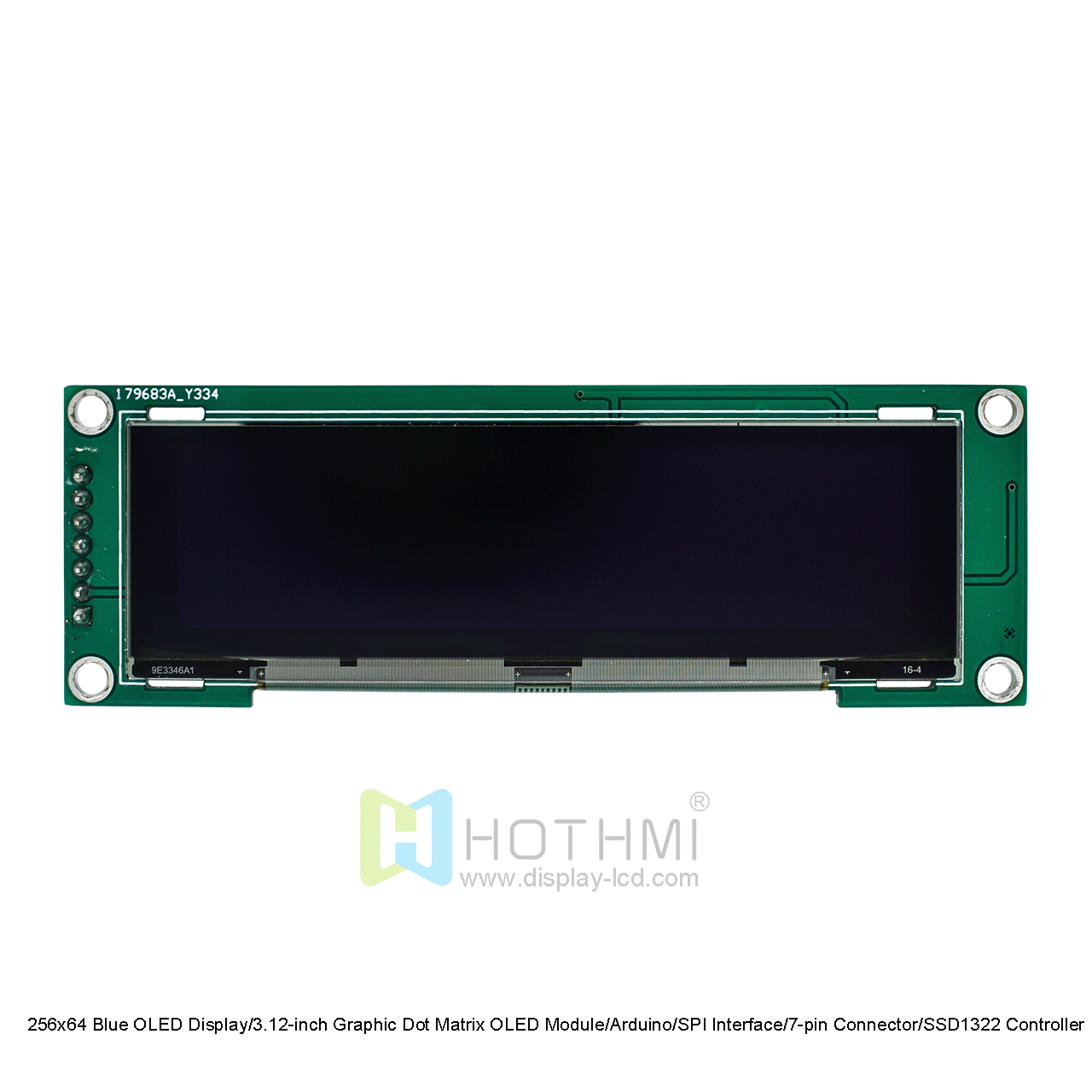 256x64 Blue OLED Display/3.12 inch/Arduino/SPI Interface/7-pin/SSD1322