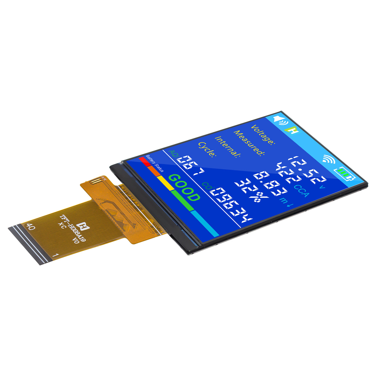 2.8 inch TFT LCD Screen | 480x640 RGB Interface TFT Panel | ST7701S