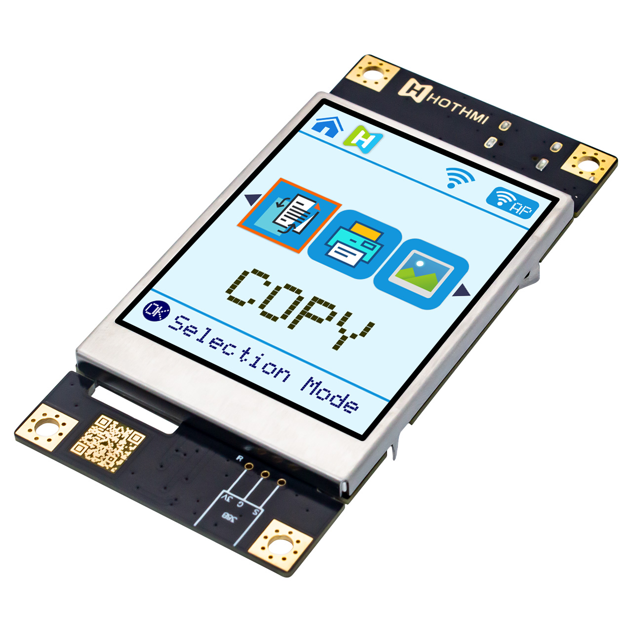 2.4 inch smart display module | 240x320 EzUI HMI series | UART TFT LCD Panel