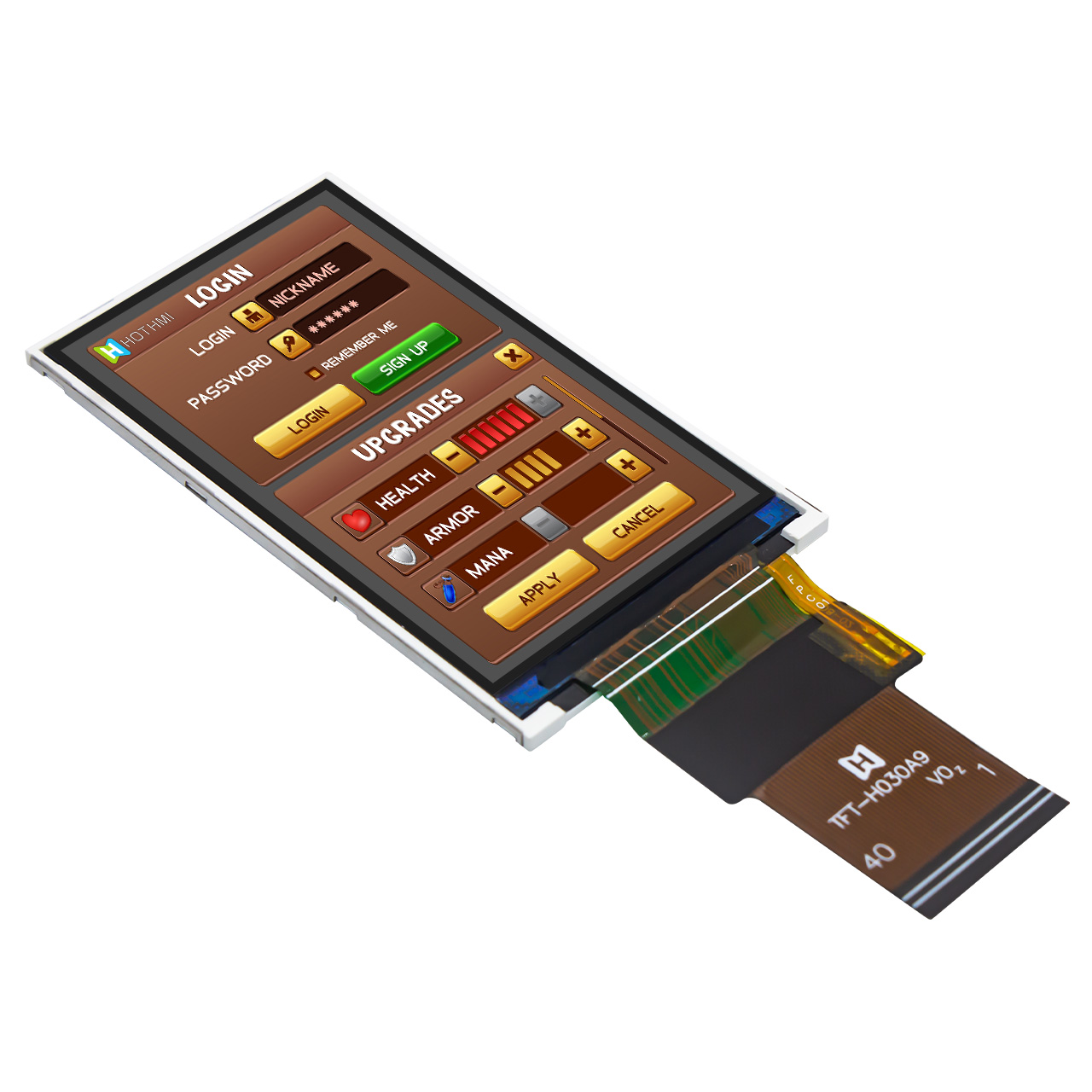 3.0 inch TFT LCD display | RGB 360x640 TFT Panel | ST7701