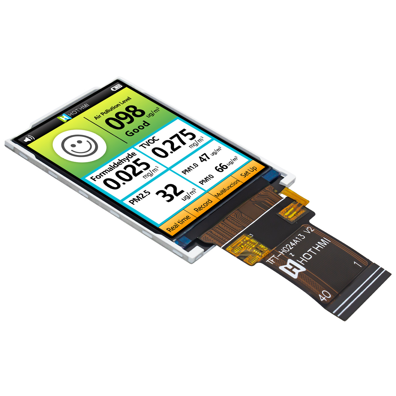 2.4 inch IPS TFT LCD display 480x640 high-brightness ST7701S STM32/RK