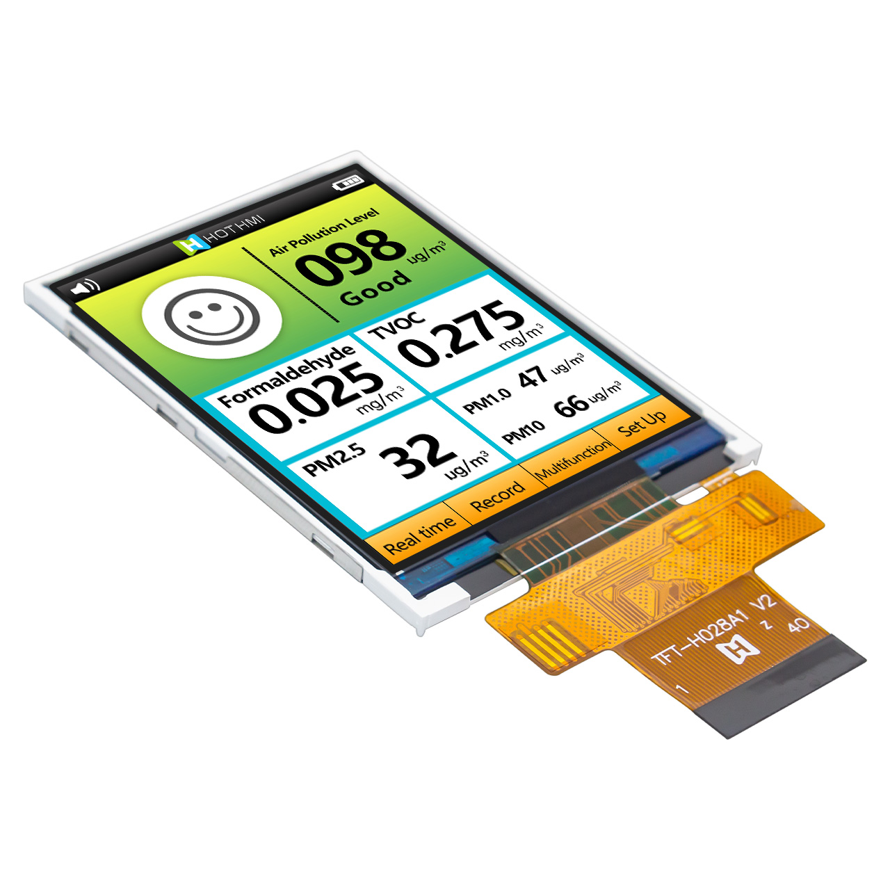 2.8 inch TFT LCD/2.8 inch color LCD/240X320 resolution/MCU/SPI interface/240x320 dot matrix LCD/IPS/wide temperature/sunlight readable/compatible with C8051/Arduino/STM32