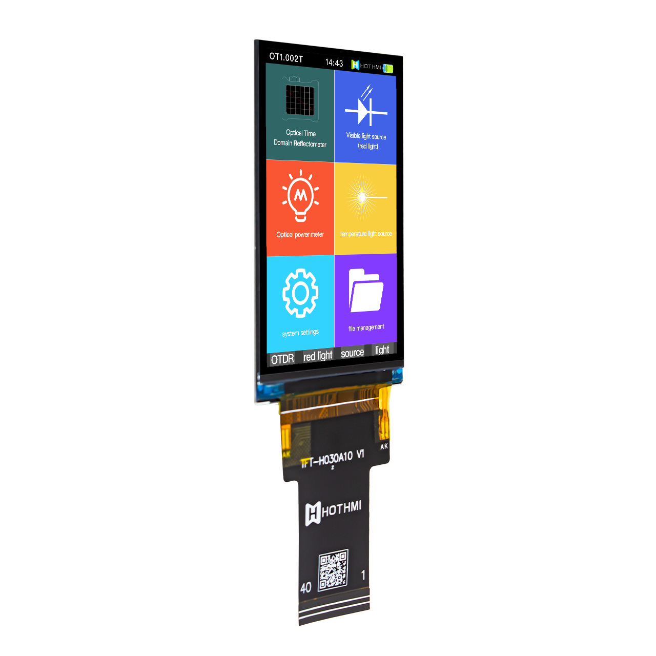3.0-inch 480x854 TFT color display / industrial TFT LCD / RGB interface / ST7703 controller / plug-in FPC / STM32 / RK series