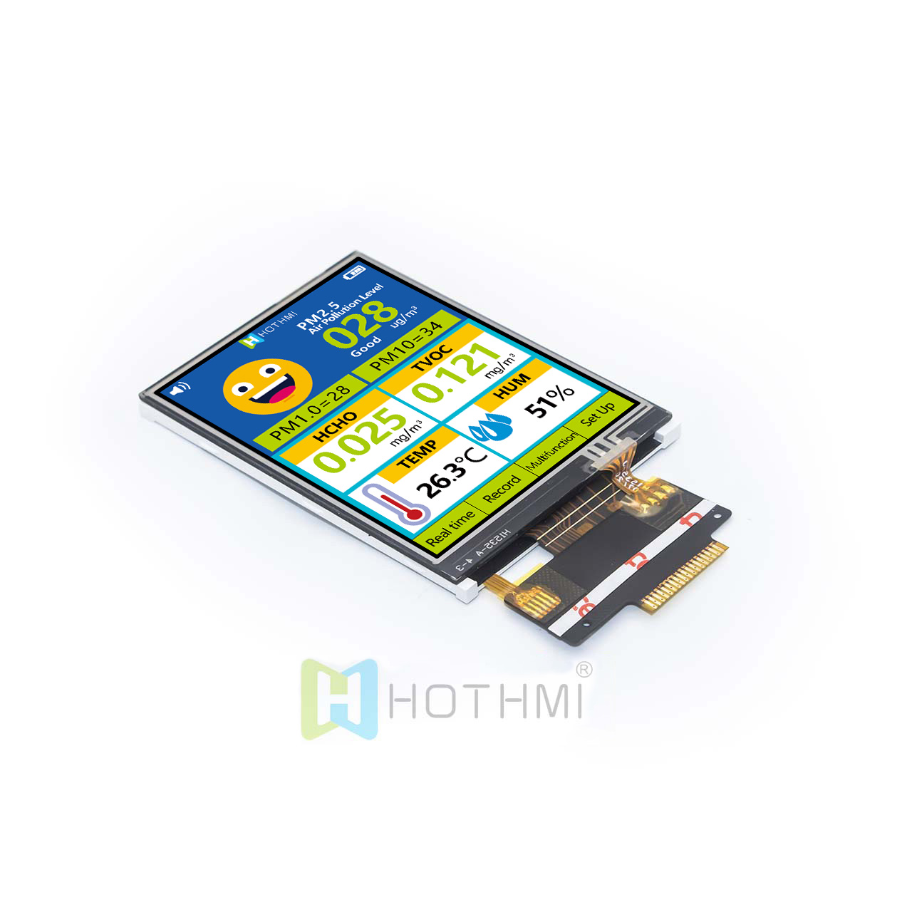 2.4" TFT Panel | 240x320 Resistive MCU TFT Display | ST7789 Controller