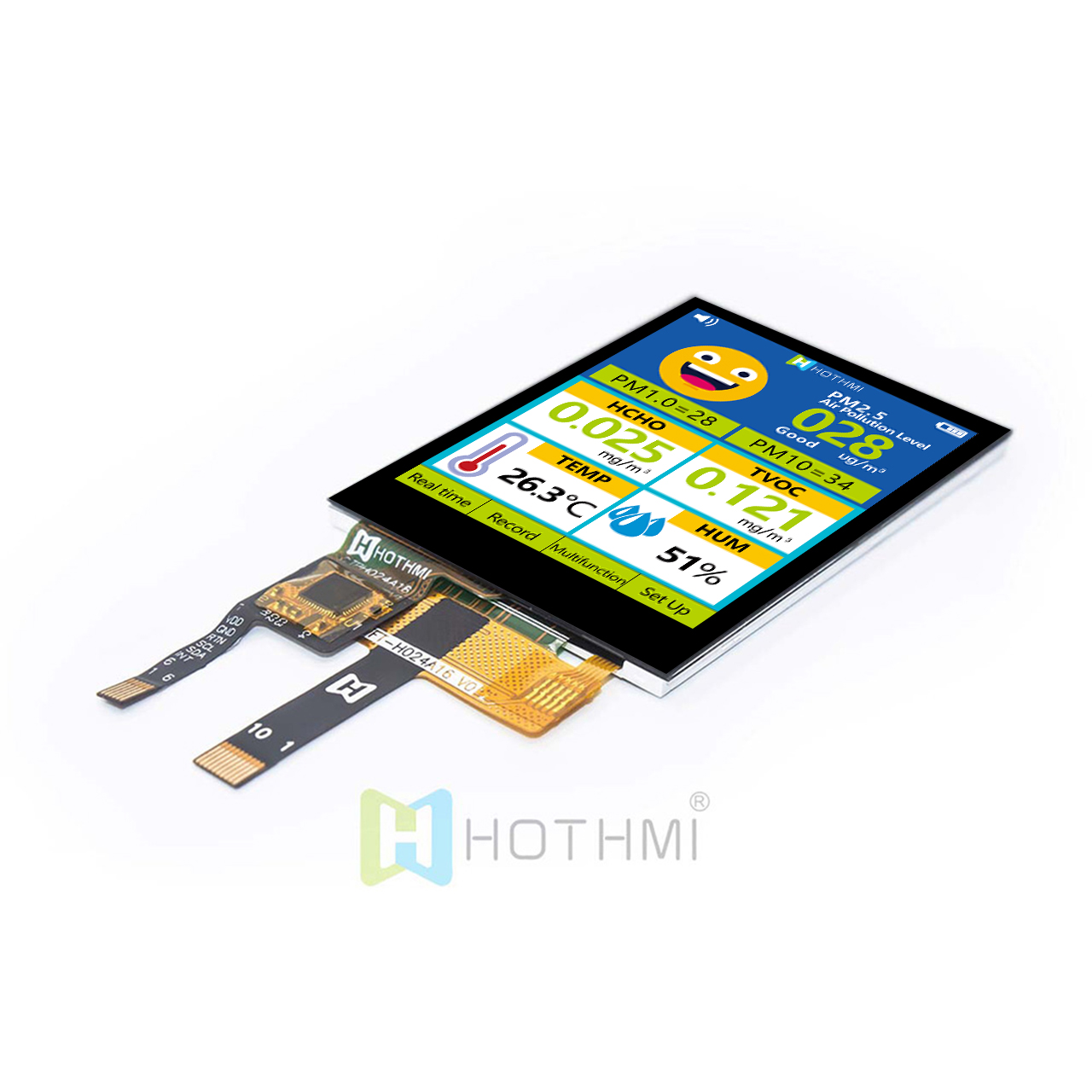 2.4 inch Capacitive Touchscreen Color TFT 240x320, ST7789 for handheld electronic