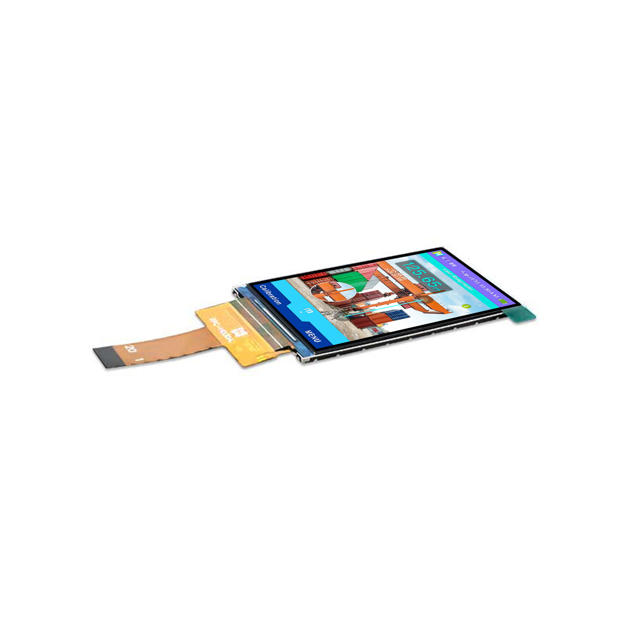 3 inch full viewing angle TFT color display for Android /RK motherboard