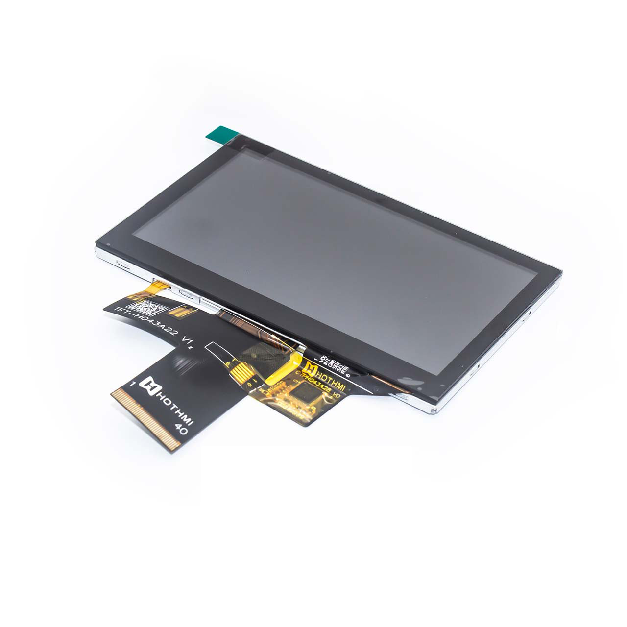 4.3 inch TFT LCD display 480x272 wide temperature IPS full viewing angle/sunlight readable/SPI interface/capacitive touch compatible with C8051/Arduino/STM32