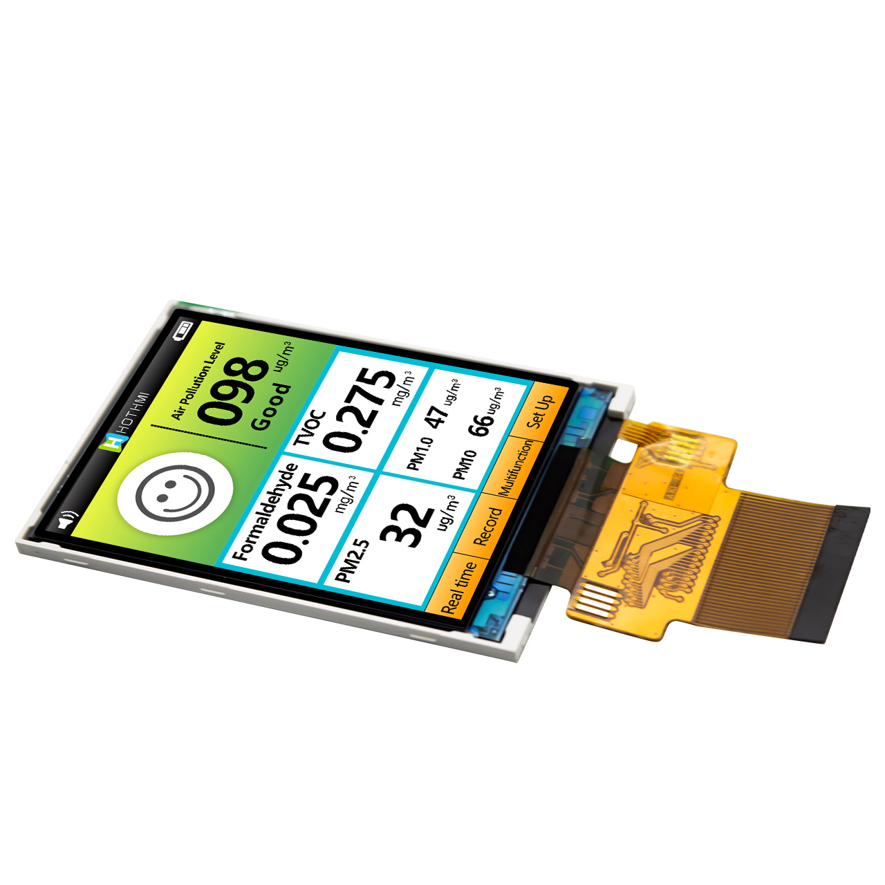 2.4 inch TFT high-brightness color display/240*320/Full-viewing angle IPS process/Visible in sunlight/MCU interface compatible with SPI/ST7789V/Arduino/STM32/Wide temperature display