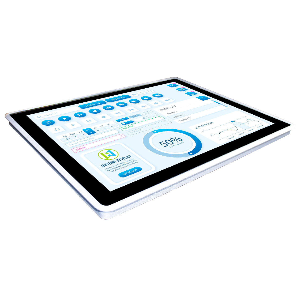 15.0"TFT LCD Module | 1024x768 DVI / HDM / DP / VGA TFT Panel | Optical LCD