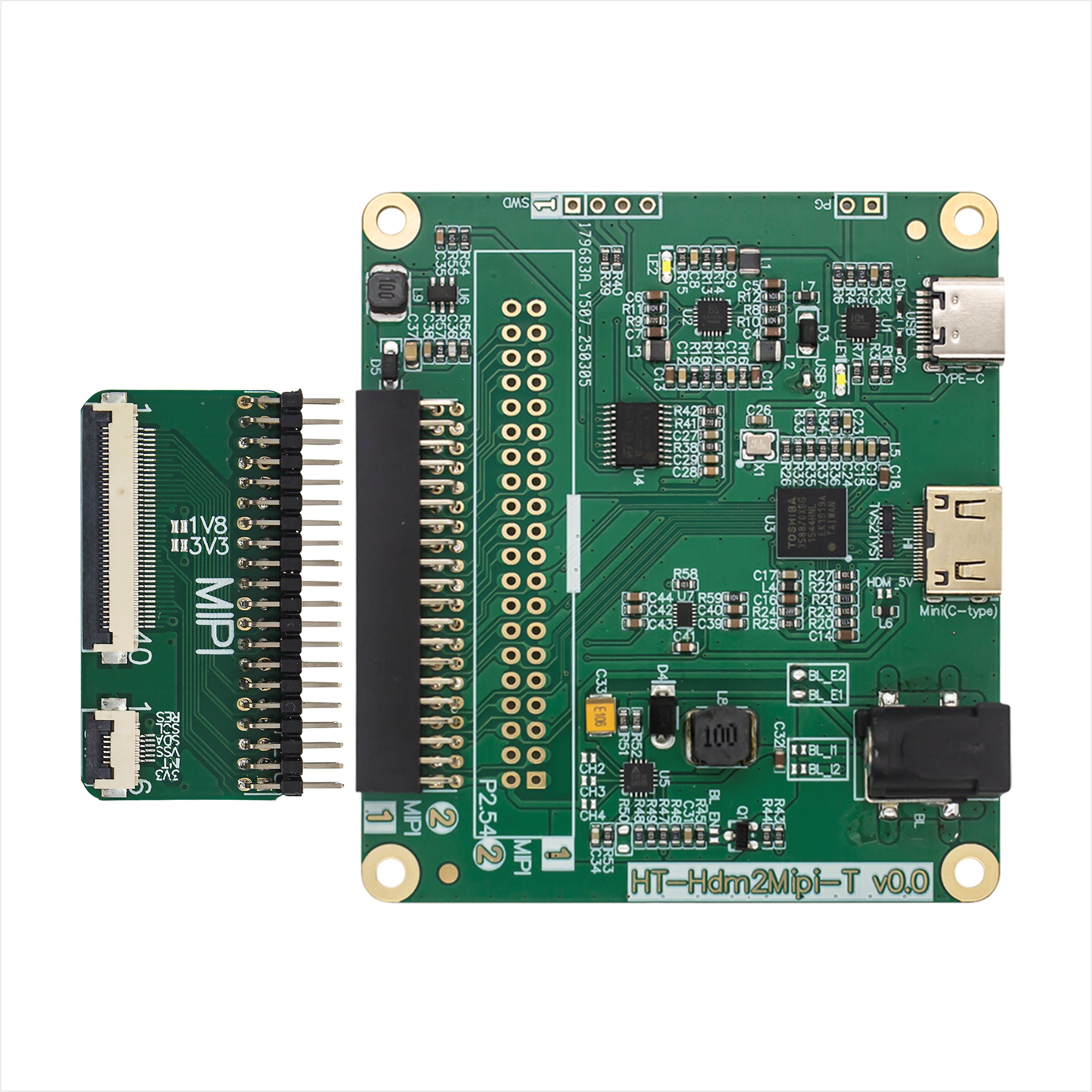 MIPI interface display to HI adapter board Raspberry Pi universal 20pin/30pin/40pin