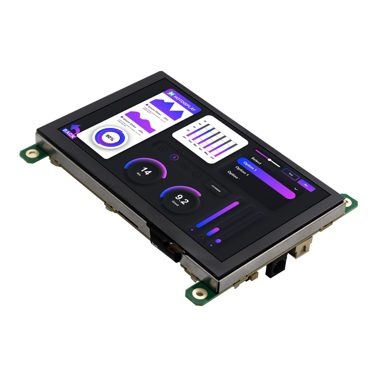 5.0" Smart TFT Module | 800x480 STM32F767 Capacitive touch TFT display