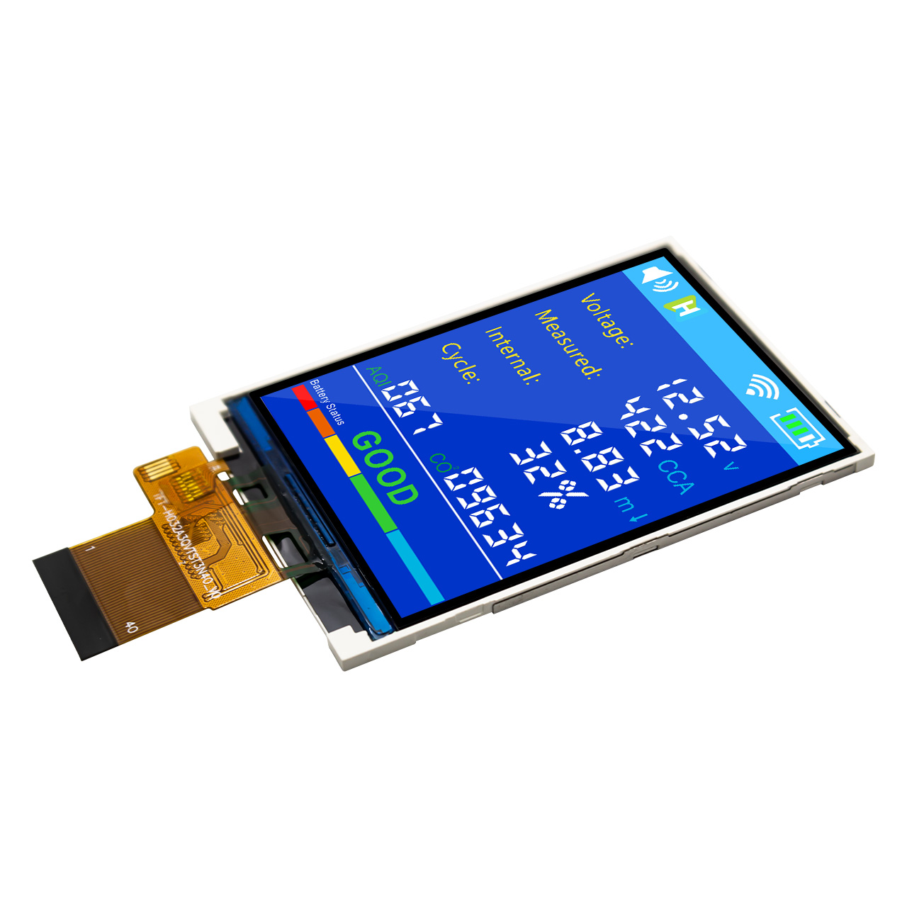 240x320 TFT color display/industrial-grade MCU interface/ST7789V controller/plug-in FPC/Arduino/C8051/STM32