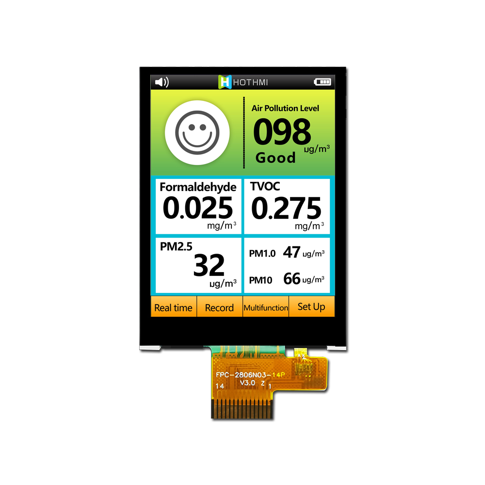 2.8-inch TFT LCD/2.8-inch color LCD/240X320 resolution/SPI interface/240x320 dot matrix LCD/IPS/wide temperature/C8051/Arduino/STM32