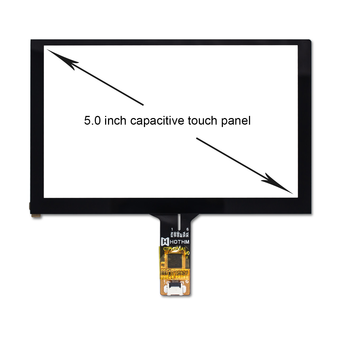 5.0 inch aTouch Capacitive Touch Panel with GT911 Controller and I2C Interface