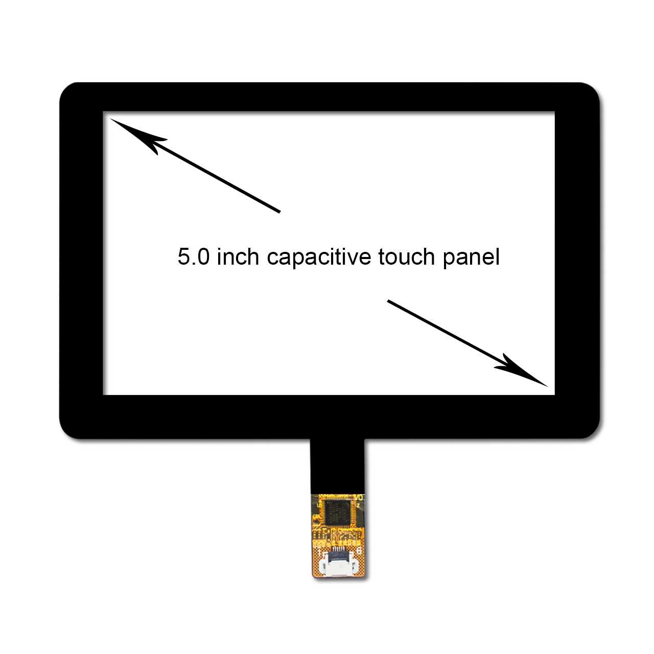 5.0 inch CTP-UXTouch  with Controller GT911 and I2C Interface
