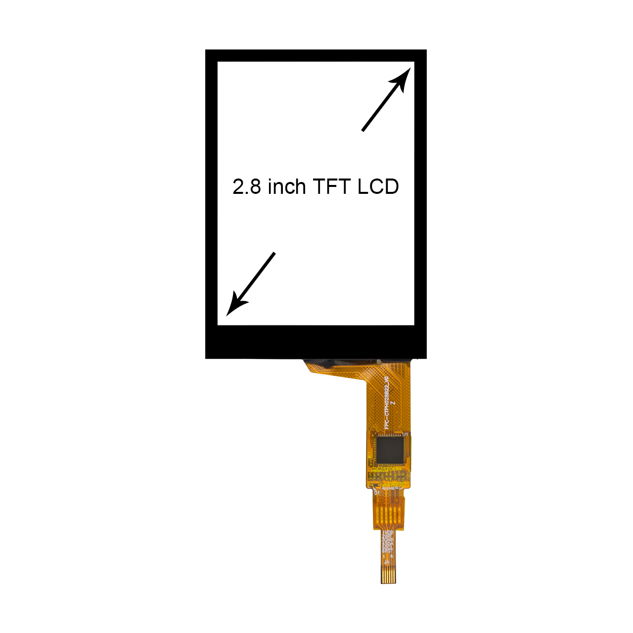 2.8 inch Capacitive Touch Screen With GT911 Driver IC