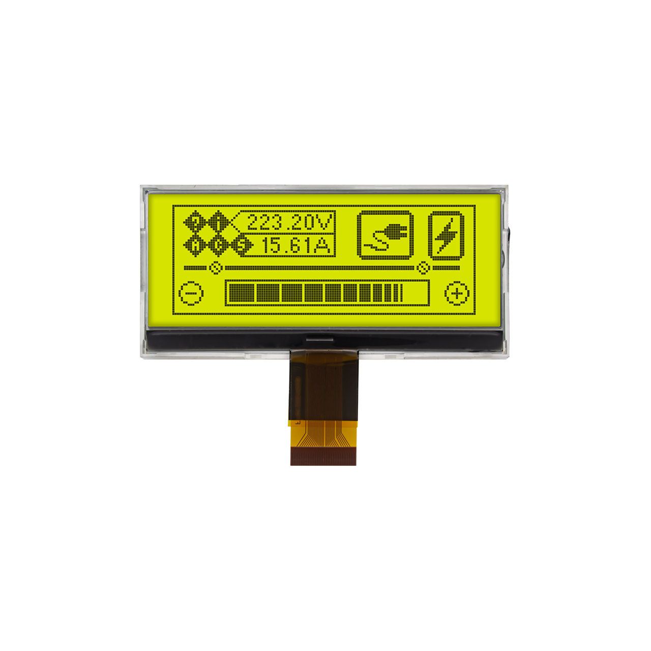 图形点阵 COG 3.1寸 128X48 | STN + |带黄绿色背光的显示屏 | MCU |ST7565R | Arduino